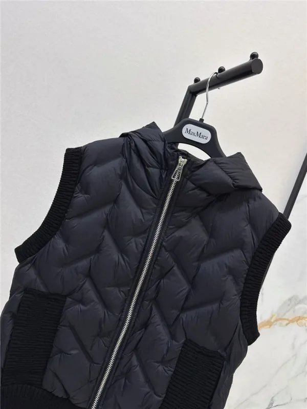 MaxMara hooded down vest