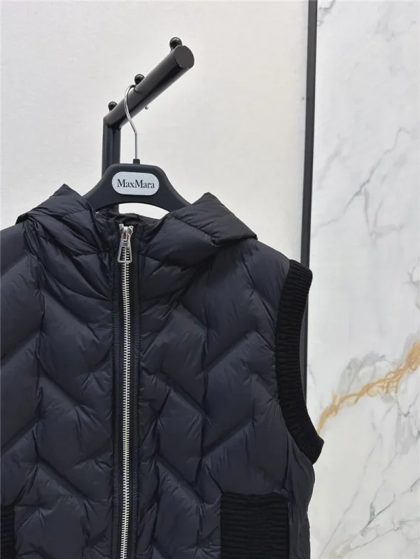 MaxMara hooded down vest