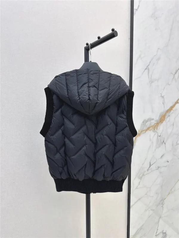 MaxMara hooded down vest