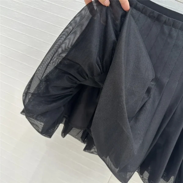 dior balloon short skirt