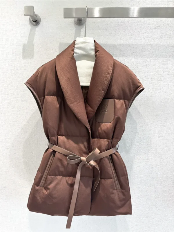 loewe lapel down vest