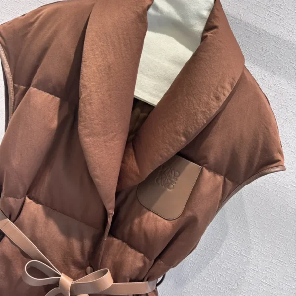 loewe lapel down vest