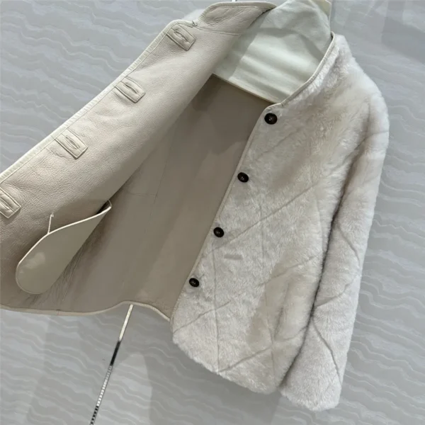 loro piana shearling coat